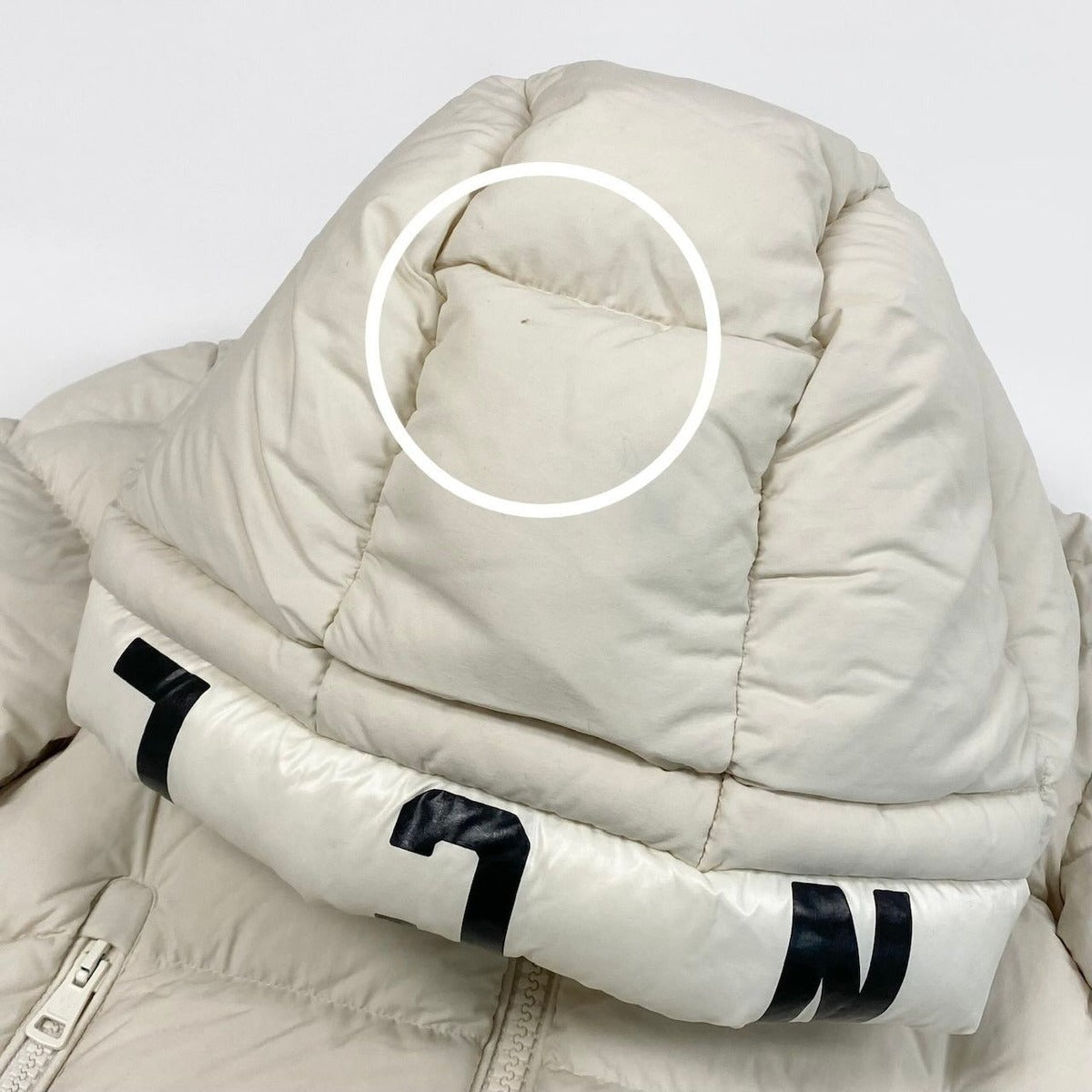 Moncler Dubois Jacket Down Hood Logo 0 White — view 12