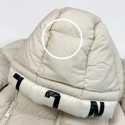 Moncler Dubois Jacket Down Hood Logo 0 White — view 12