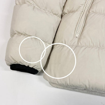 Moncler Dubois Jacket Down Hood Logo 0 White — view 14