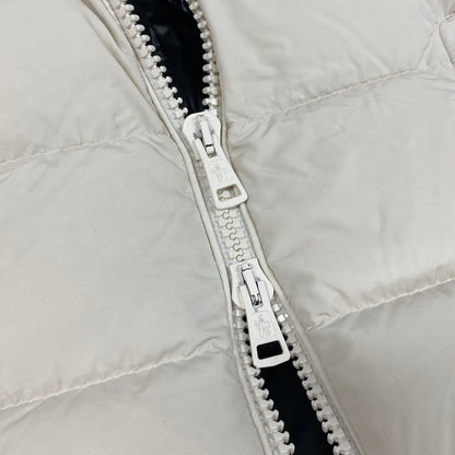 Moncler Dubois Jacket Down Hood Logo 0 White — view 8