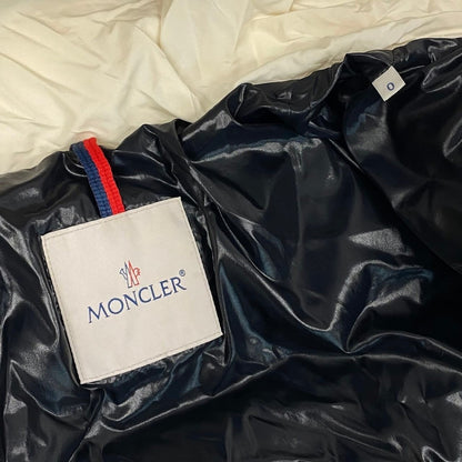 Moncler Dubois Jacket Down Hood Logo 0 White — view 9