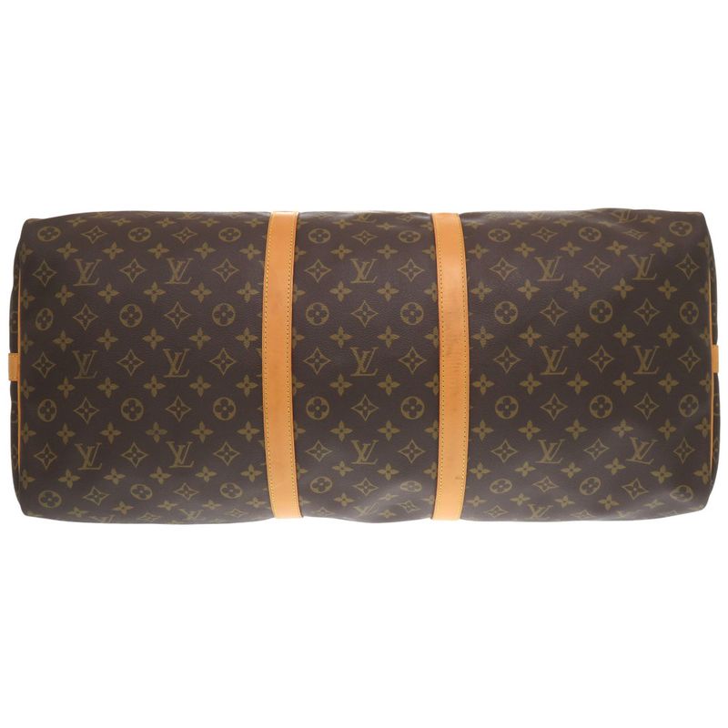 Louis Vuitton Keepall Bandoliere 60 Monogram M41412 Boston Bag LV 1188 Louis