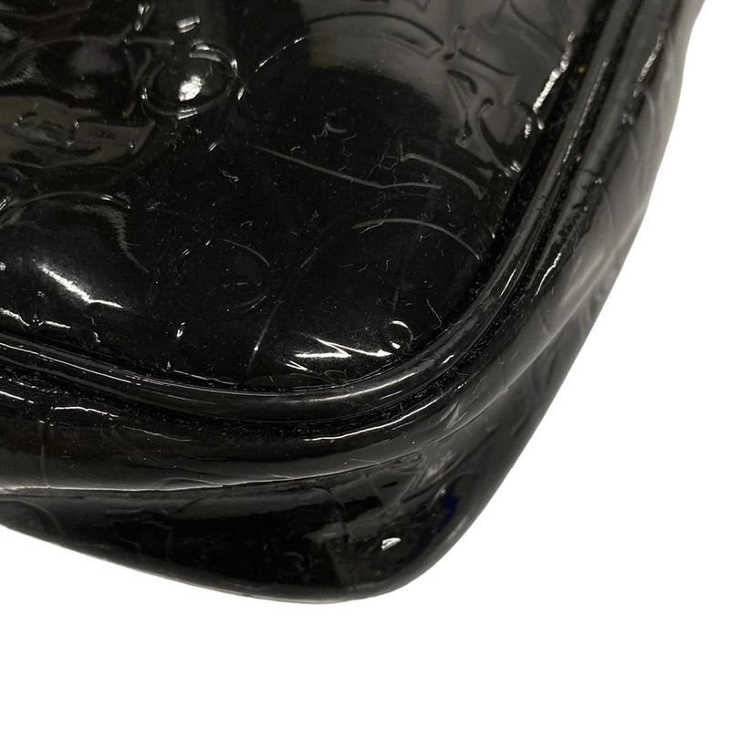 Dior/christian Dior Handbag Trotter Black Chain Handle Leather