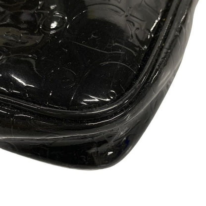 Dior/christian Dior Handbag Trotter Black Chain Handle Leather