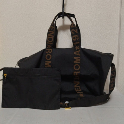 Fendi 2-Way Boston Bag Nylon Logo