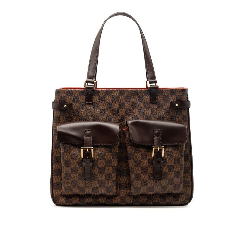 Louis Vuitton Damier Uzes Tote Brown Leather