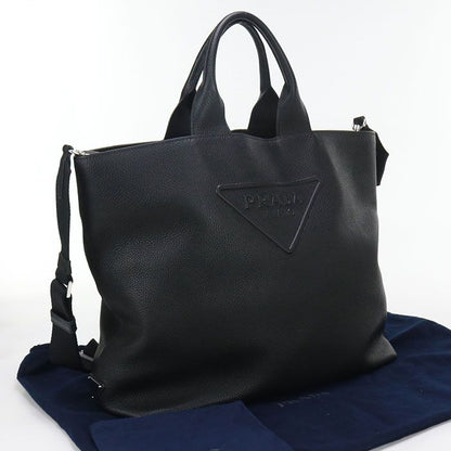Prada 2WAY Tote Bag Leather Unisex
