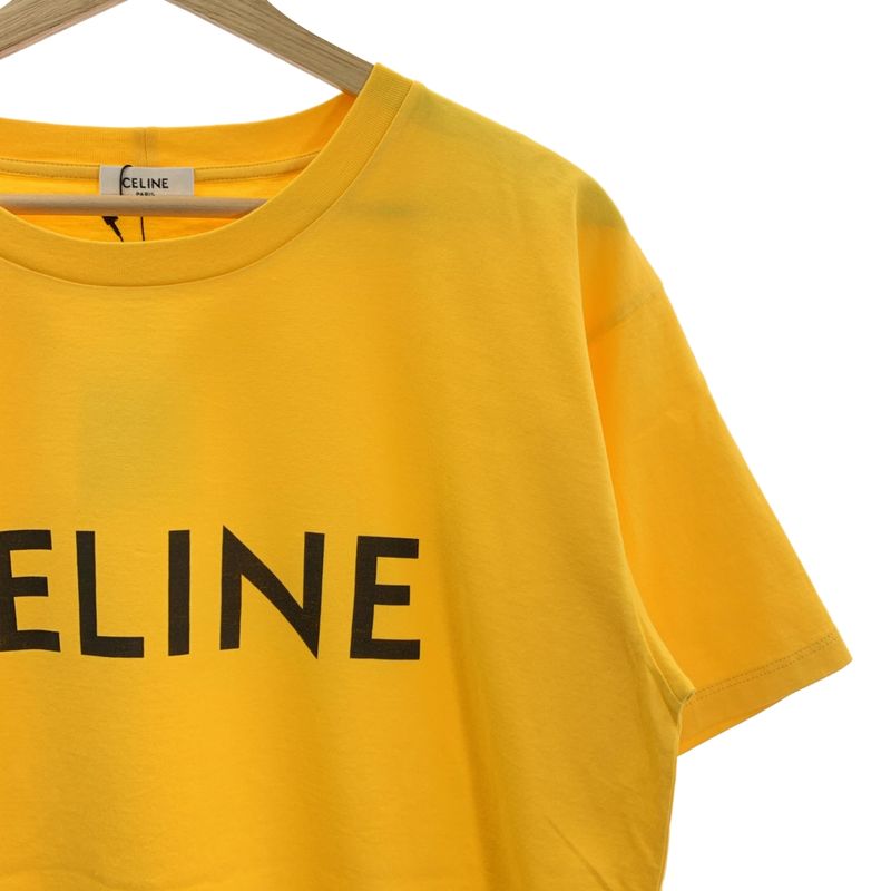Celine - Over Silhouette Logo Loose T-shirt Cut And Sewn - XS - Yellow - Men's