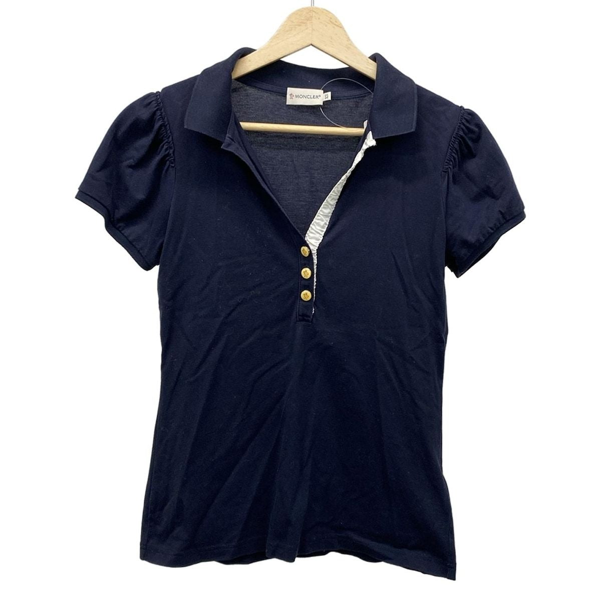 Moncler Short Sleeve Polo Shirt XS Maglia Manica Corta Navy XS