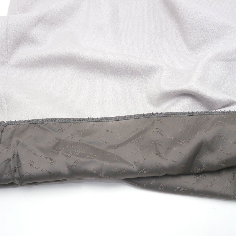 Fendi Wool Skirt 46 Gray *unused For A Reason