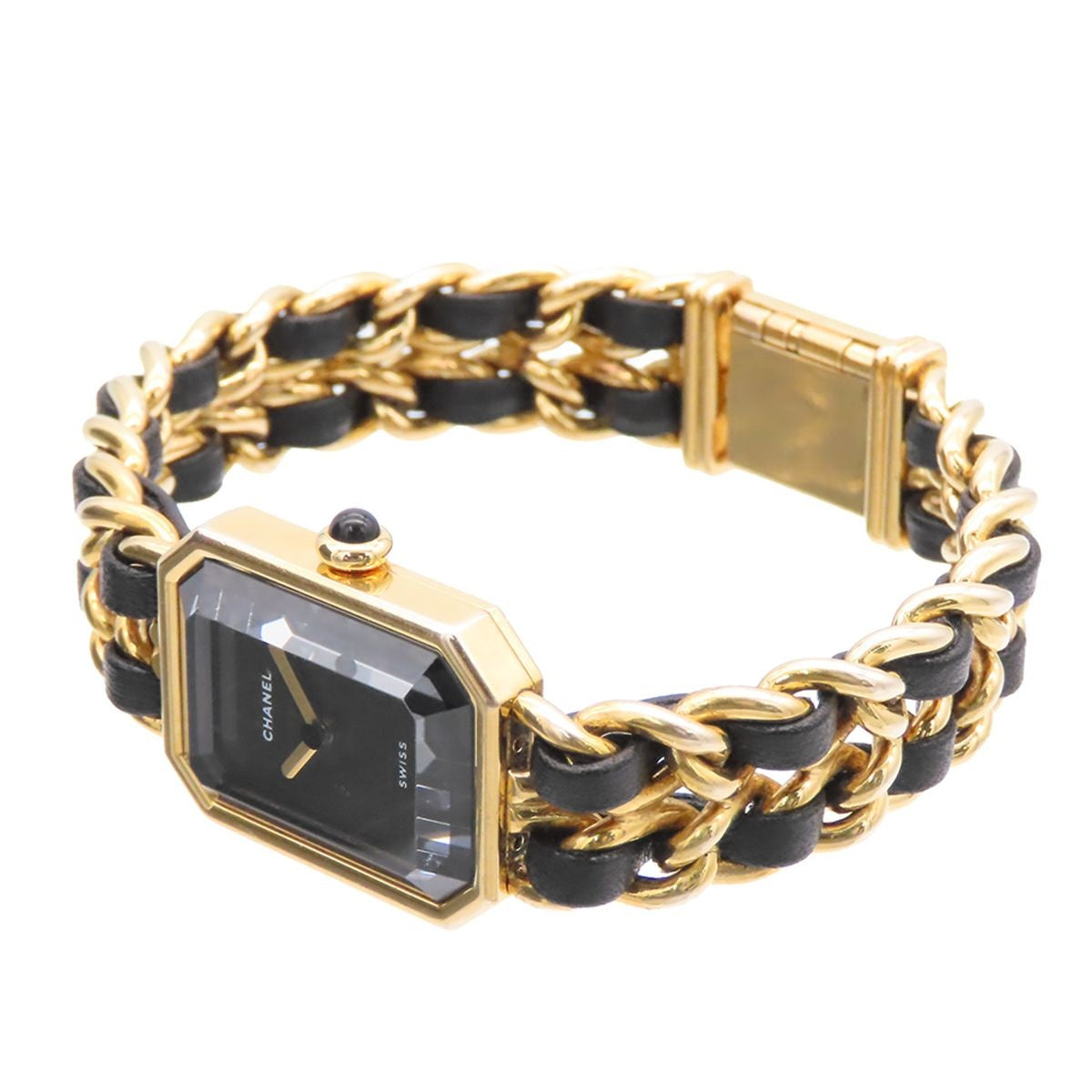 Chanel Premiere Black SS Leather L Watch Quartz — view 2