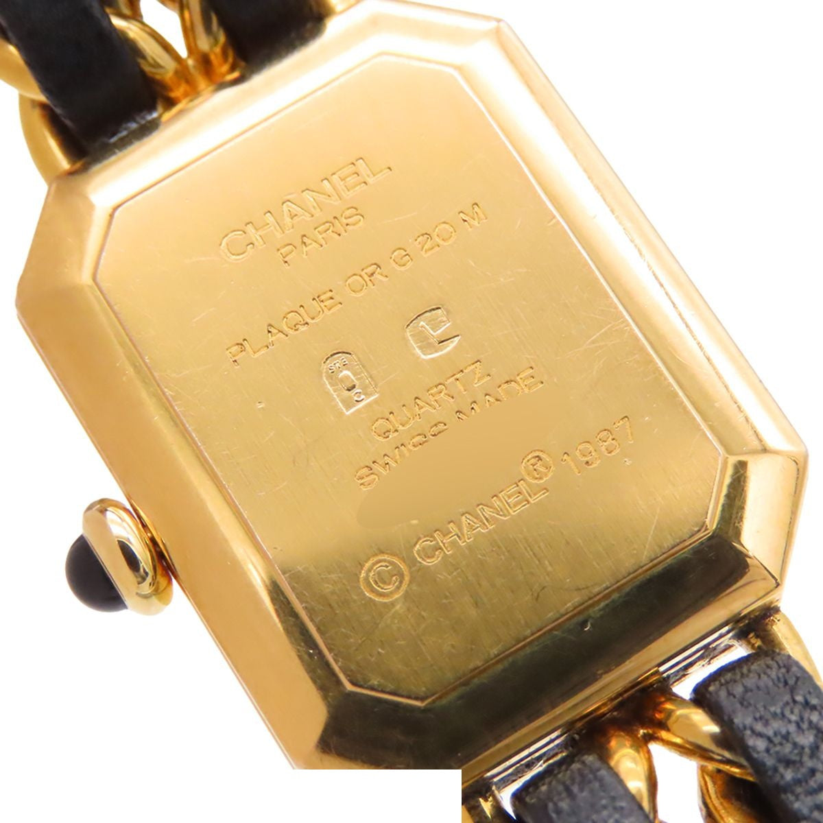 Chanel Premiere Black SS Leather L Watch Quartz — view 4