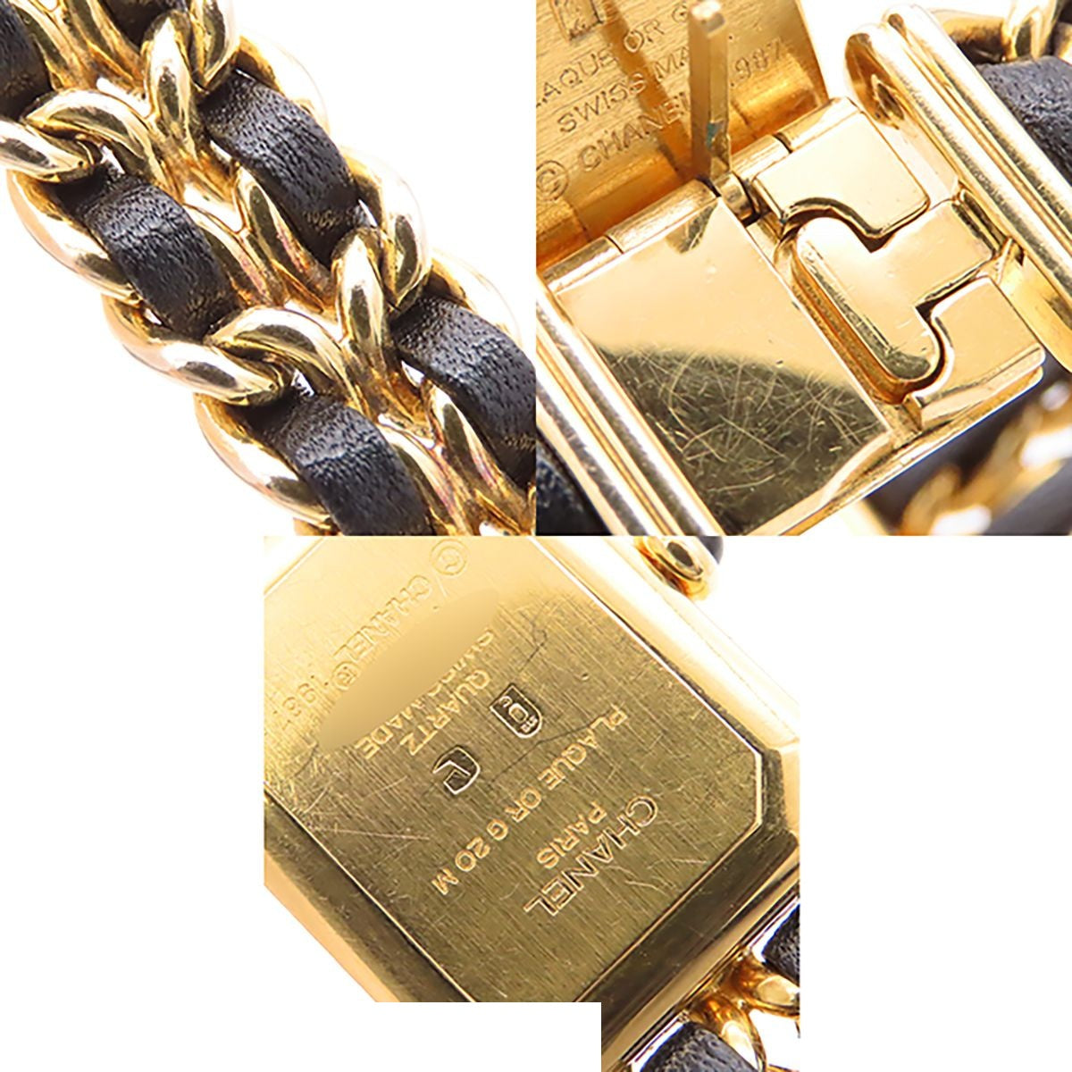 Chanel Premiere Black SS Leather L Watch Quartz — view 8