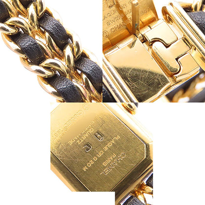 Chanel Premiere Black SS Leather L Watch Quartz — view 8