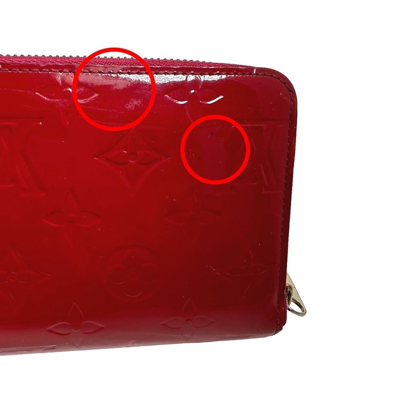 Louis Vuitton M61379 Vernis Round Zipper Zippy Wallet Long Wallet Louis Vuitton
