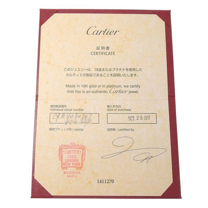 Cartier Mini Love 1P Diamond Ring 18K Pink Gold 750 Pink Gold Diamond #47