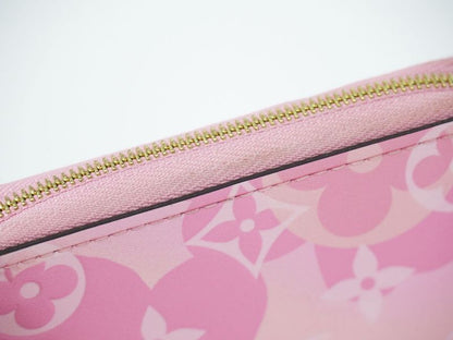 Authentic Louis Vuitton LV Zippy Coin Purse Vernis Leather Coin Case Pink