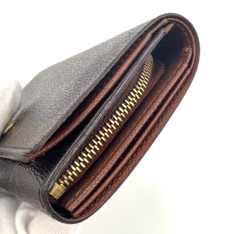 Louis Vuitton Portmonnais Vieux Trésor Monogram Leather × PVC Brown Bifold