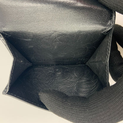 Balenciaga Signature Mini Wallet Trifold Wallet 594312 Black