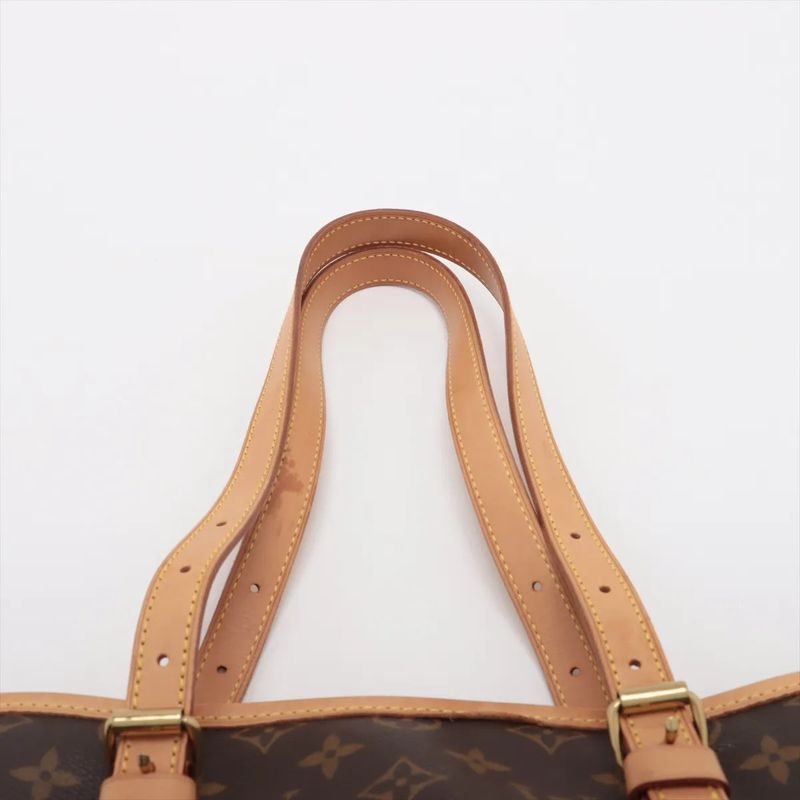 Louis Vuitton Monogram Bucket GM M42236 Leather Tote Bag Shoulder Hand A4 Brown