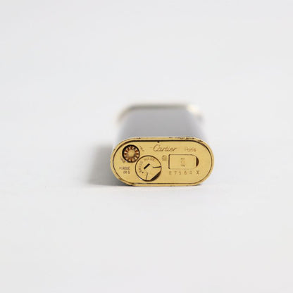 Cartier Trinity Lacquer New Shape Logo Roller Type Gas Lighter Smoking