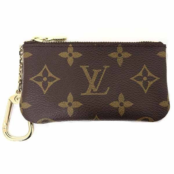 Louis Vuitton Card Key Case Pochette Cles Coin Monogram Canvas S