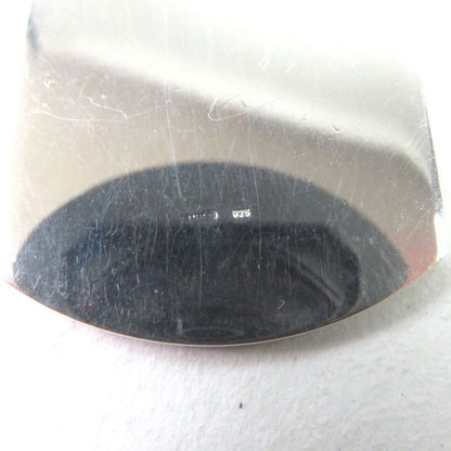 Gucci 925 Logo Engraved Double Dog Tag Ball Chain Necklace Silver