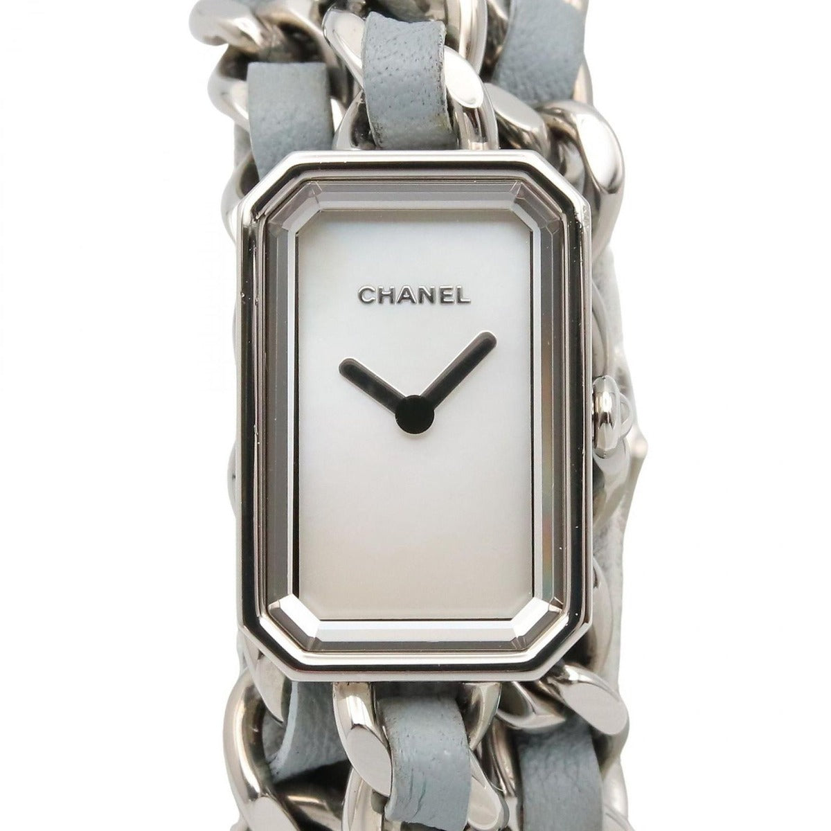 Chanel Watch Premier Rock White Shell Stainless Steel Leather