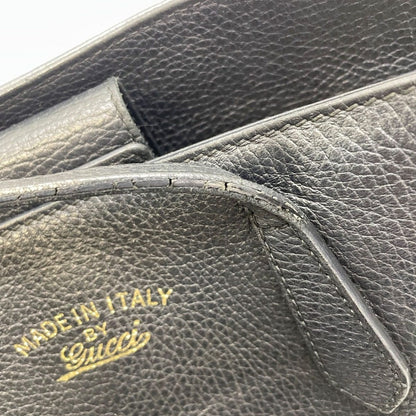 Gucci Tote Swing Leather Black Business Formal — view 15