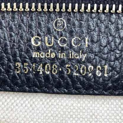Gucci Tote Swing Leather Black Business Formal — view 6