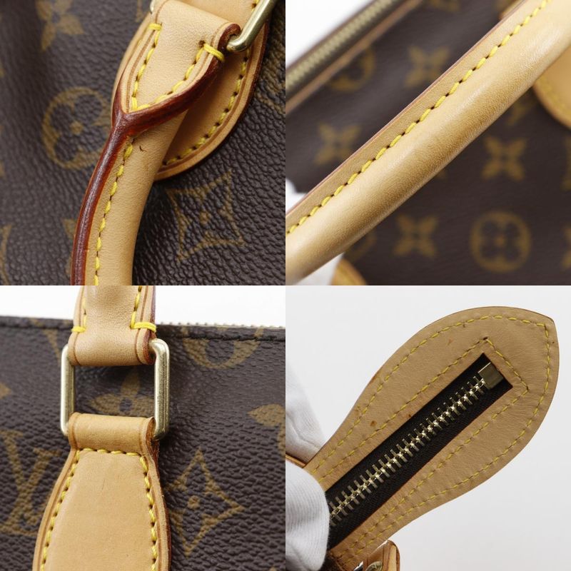 Louis Vuitton Popincourt M40009 Monogram Canvas Brown Vi0065 Ladies Handbag