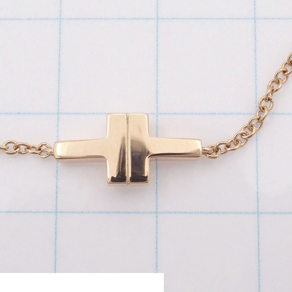 Tiffany & Co T Two Pink Gold 18k Bracelet — view 6