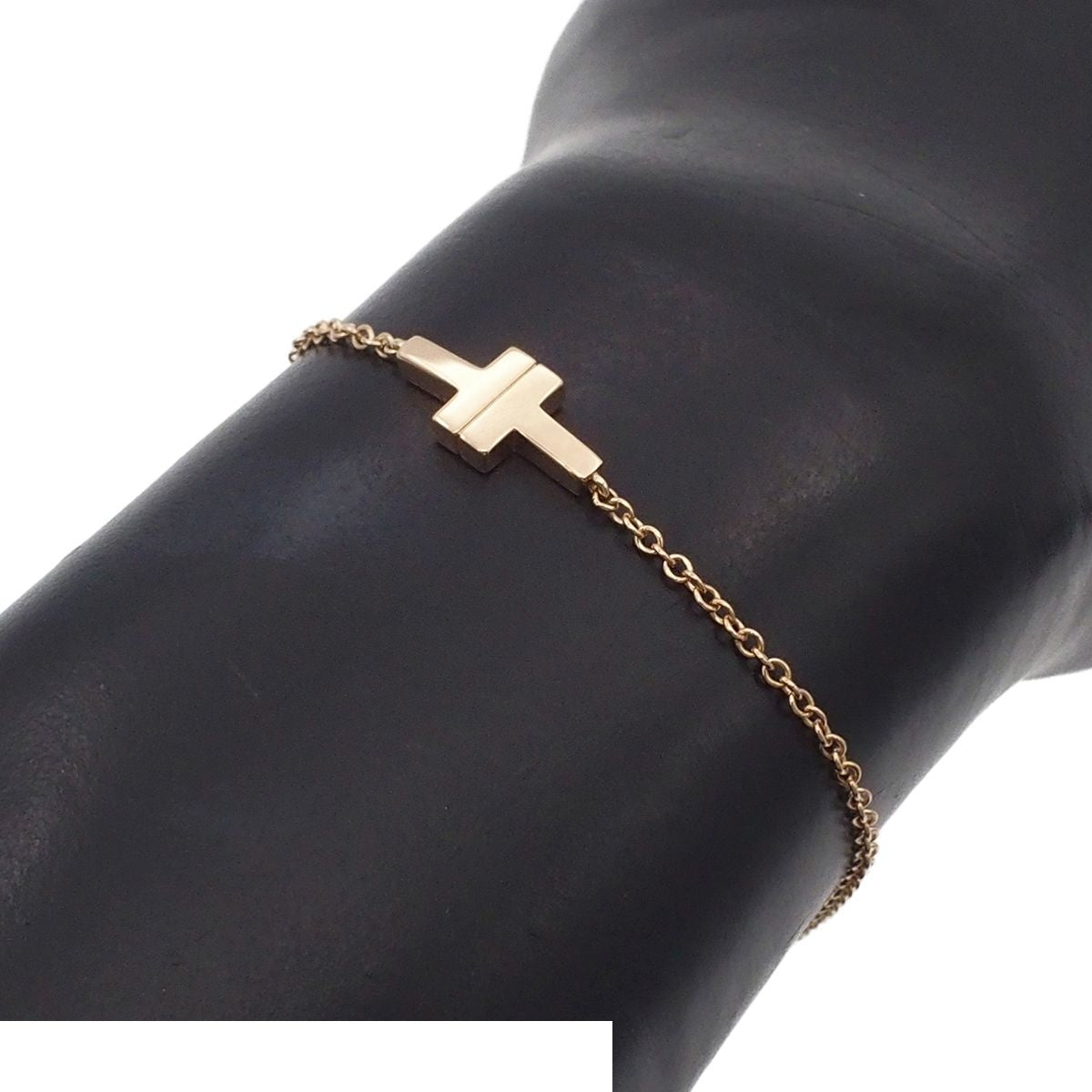 Tiffany & Co T Two Pink Gold 18k Bracelet — view 7