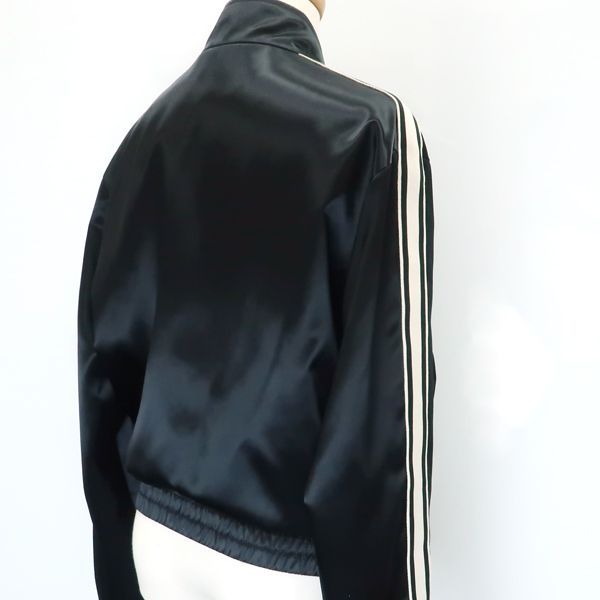 Celine Tracksuit Jacket 2w98a048s.38no Triomphe Charm Jersey #34 Satin Black