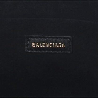 Balenciaga 529313 Logo Print Leather Clutch Bag Men's