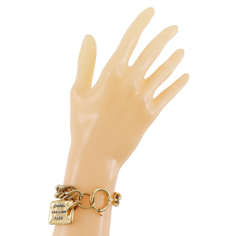 Chanel Gold Plated Ladies 58.2g Bracelet