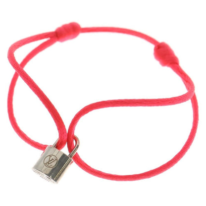 Louis Vuitton la Calf Silver Lockit Bracelet Pink