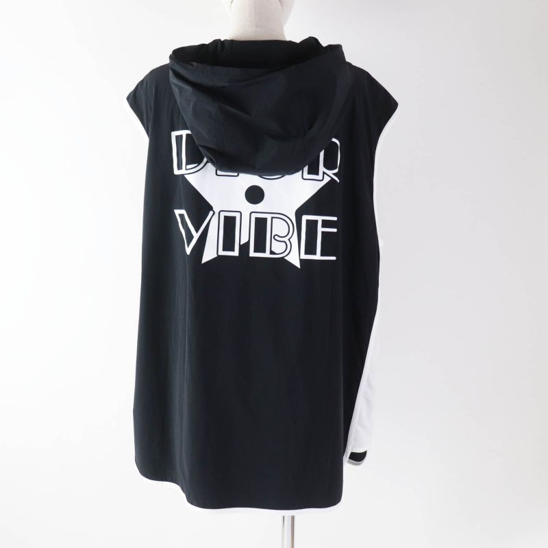 Christian DIOR 243g15a2260 DIOR VIBE Sleeveless Technical Jersey Zip Hoodie
