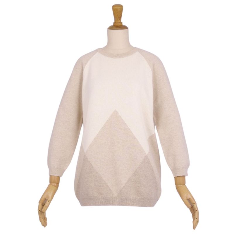 Hermes Knit Sweater Pullover Cashmere Top