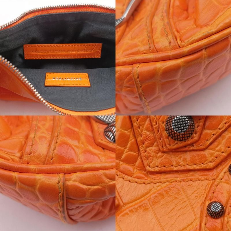 Balenciaga Lukagår Orange Lambskin 6713097512q535269
