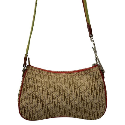 Dior/christian Dior Shoulder Bag Rasta Beige X Yellow X Multi Leather