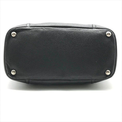 Chanel CC Logo Jumbo CC Soft Caviar Leather Hand Tote Black