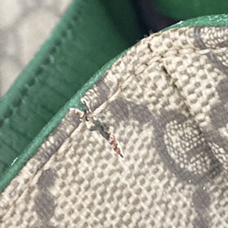 Gucci Tote Bag GG PVC Leather Green 83ka926