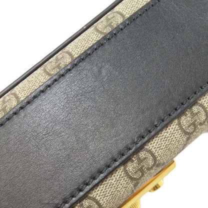 Gucci 409487 GG Chain Shoulder Bag PVC Ladies