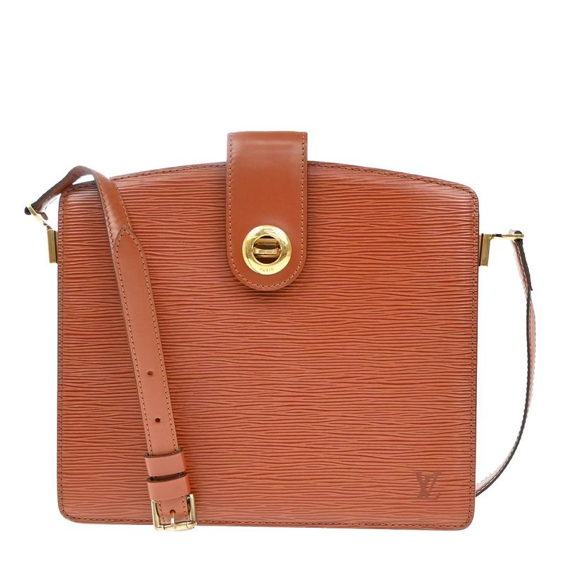 Louis Vuitton Capuchin Shoulder Bag Epi Kenya Brown 65ka782