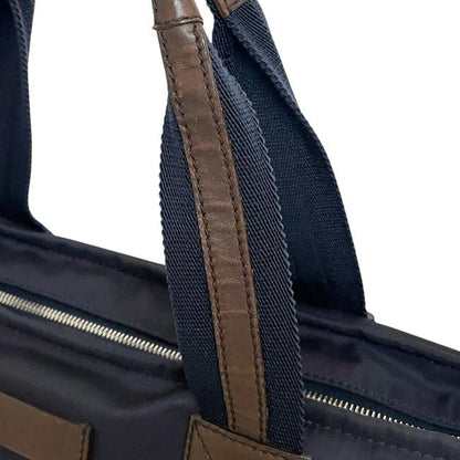 Gucci Tote Bag Navy Diamante 268112 Excellent Condition Nylon