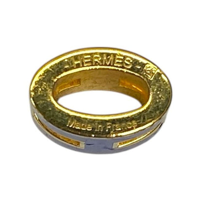 Hermes Mini Pop Ash H Necklace Pendant Top Charm H Logo Gold Blue Hermes Ladies