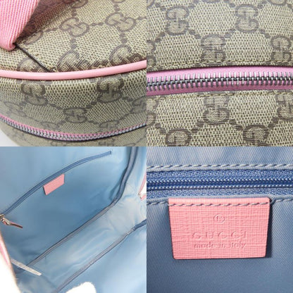 Gucci Backpack Daypack 433578 Yuko Higuchi Childrens GG Supreme Canvas Beige