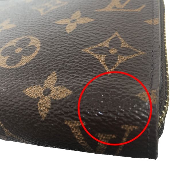 Louis Vuitton M41895 Monogram Round Zipper Zippy Wallet Long Wallet Louis