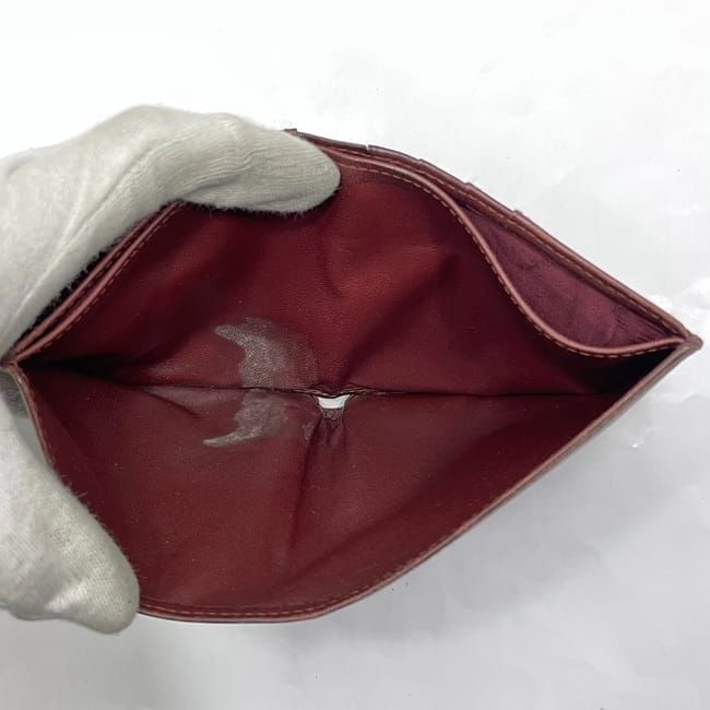 Cartier Fold Wallet Ec22900 Bordeaux Must Vintage